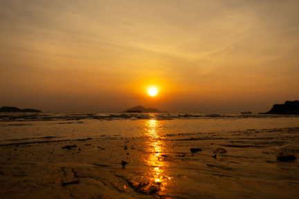 Sunset in Lung Kwu Tan
